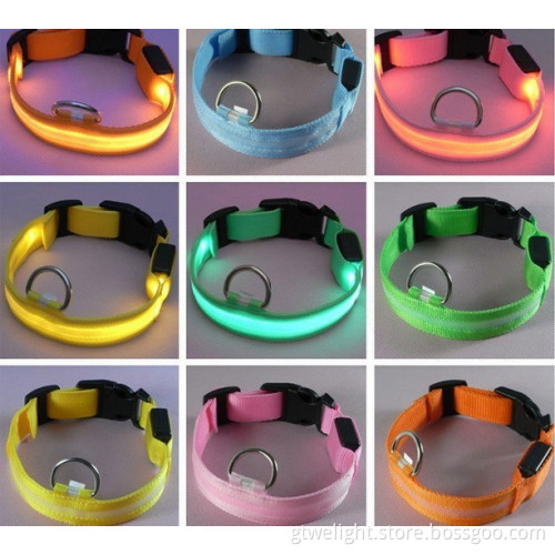 Different Size Different Color LED Lighting Collar